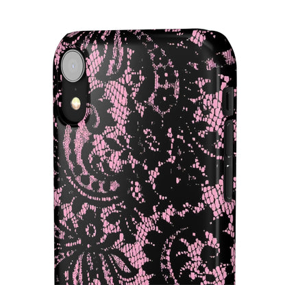 Pink Lace Pattern Case