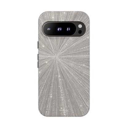 Sparkling Silver Burst Tough Case