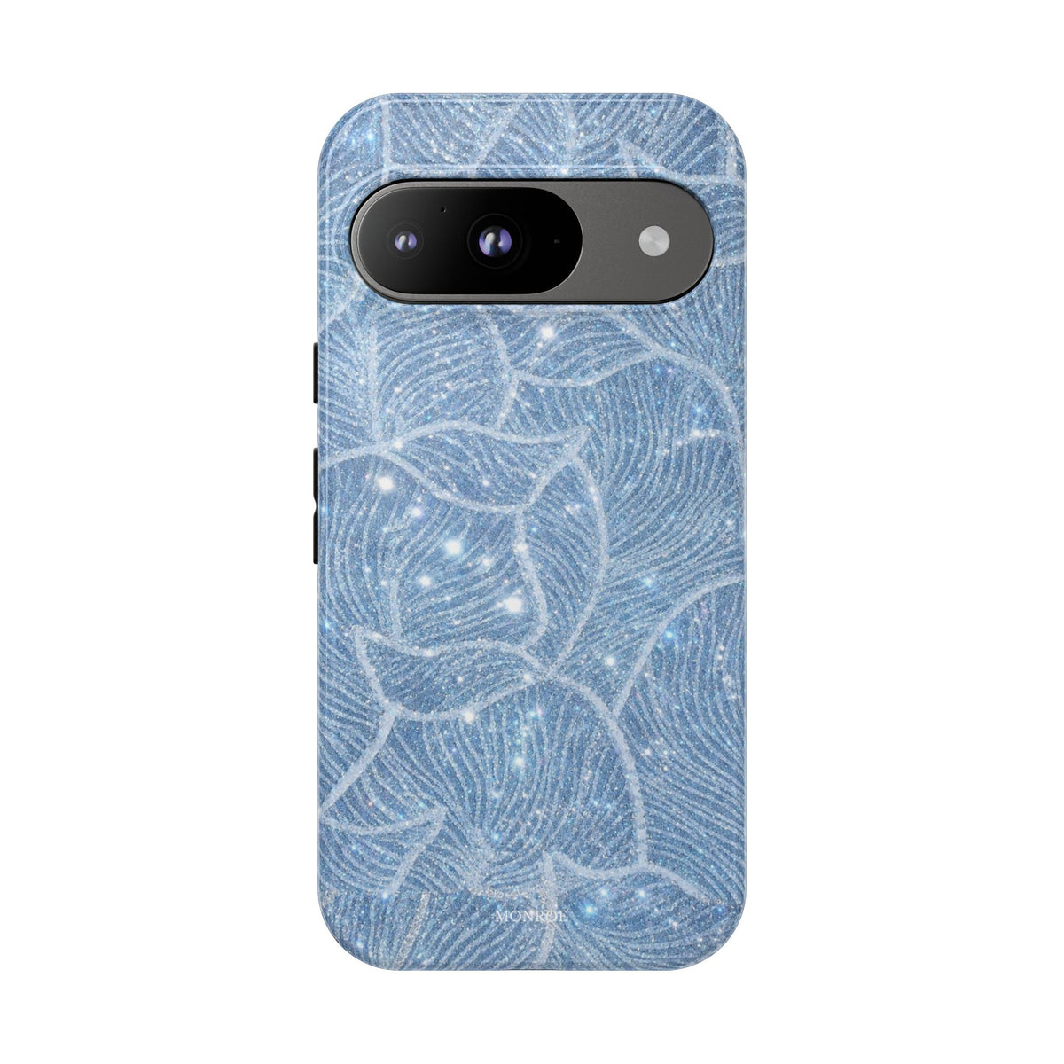 Glacier Blue Floral Tough Case