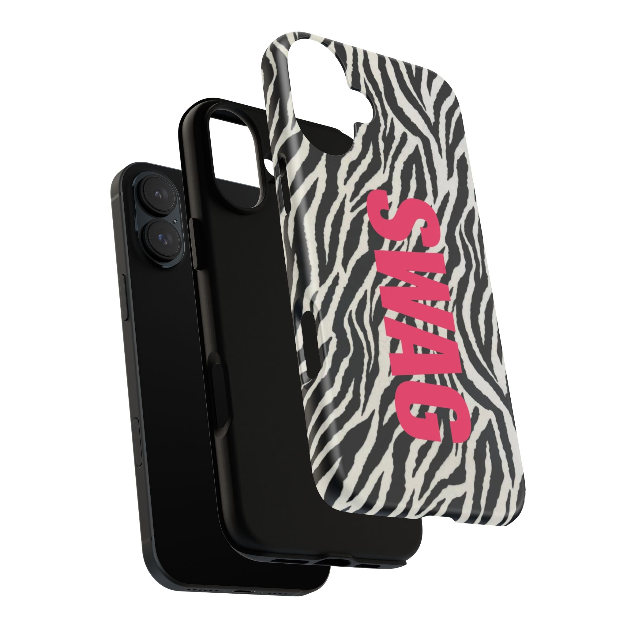 'SWAG' Zebra Print Tough Case