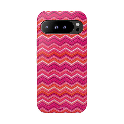Pink Zigzag Tough Case