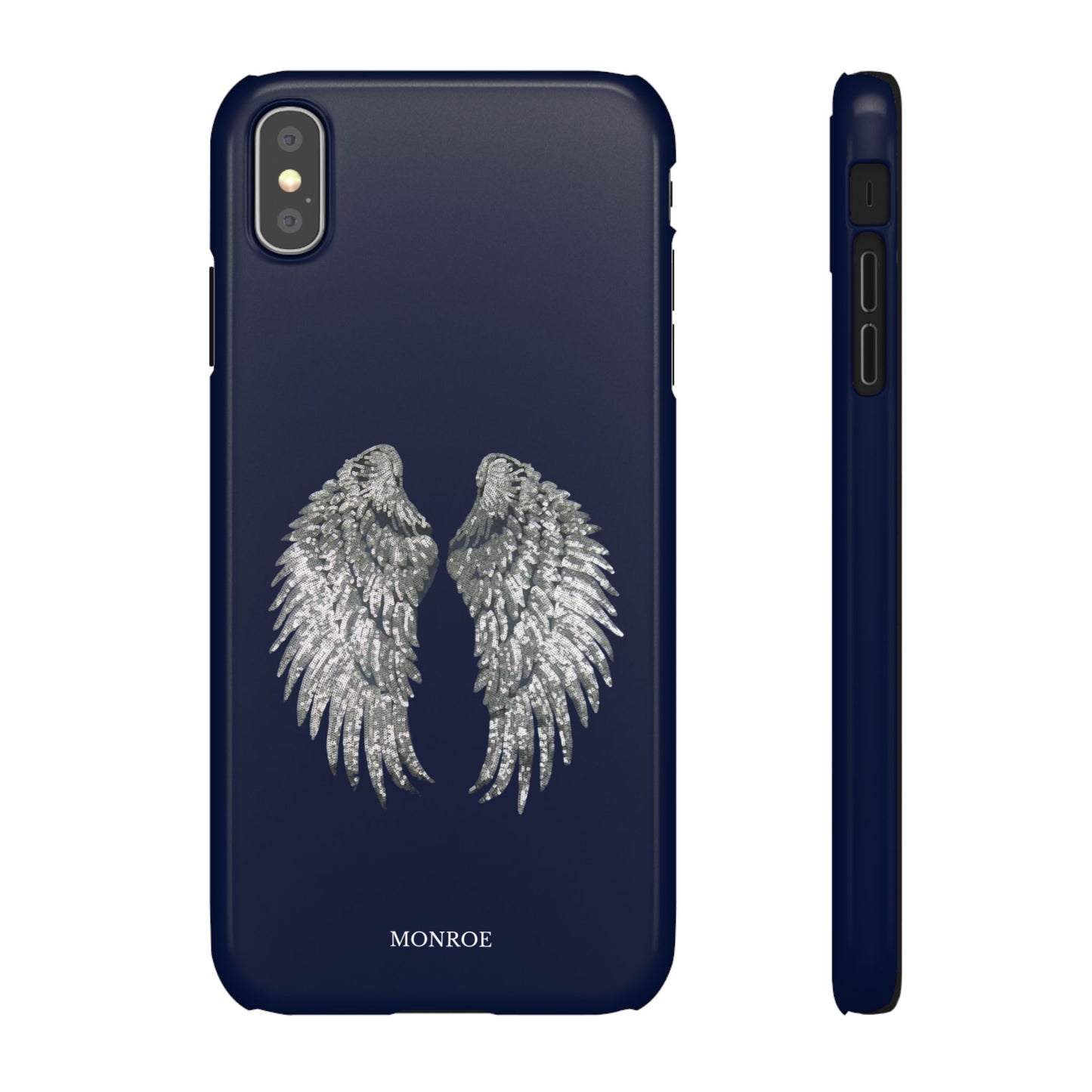 Navy Angel Wings Case