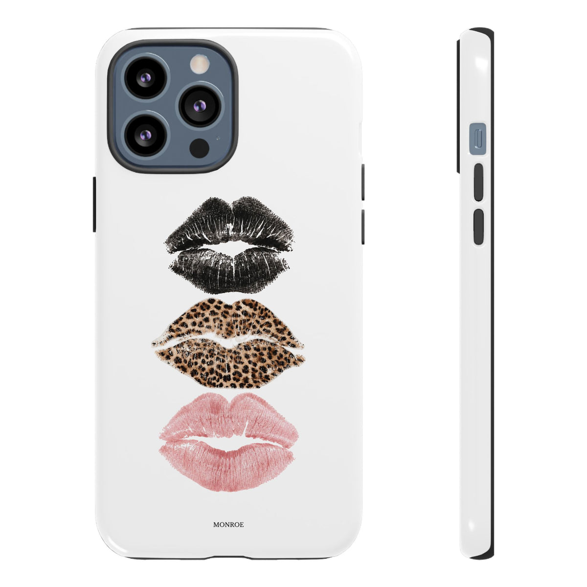 Leopard Glam Lip Tough Case