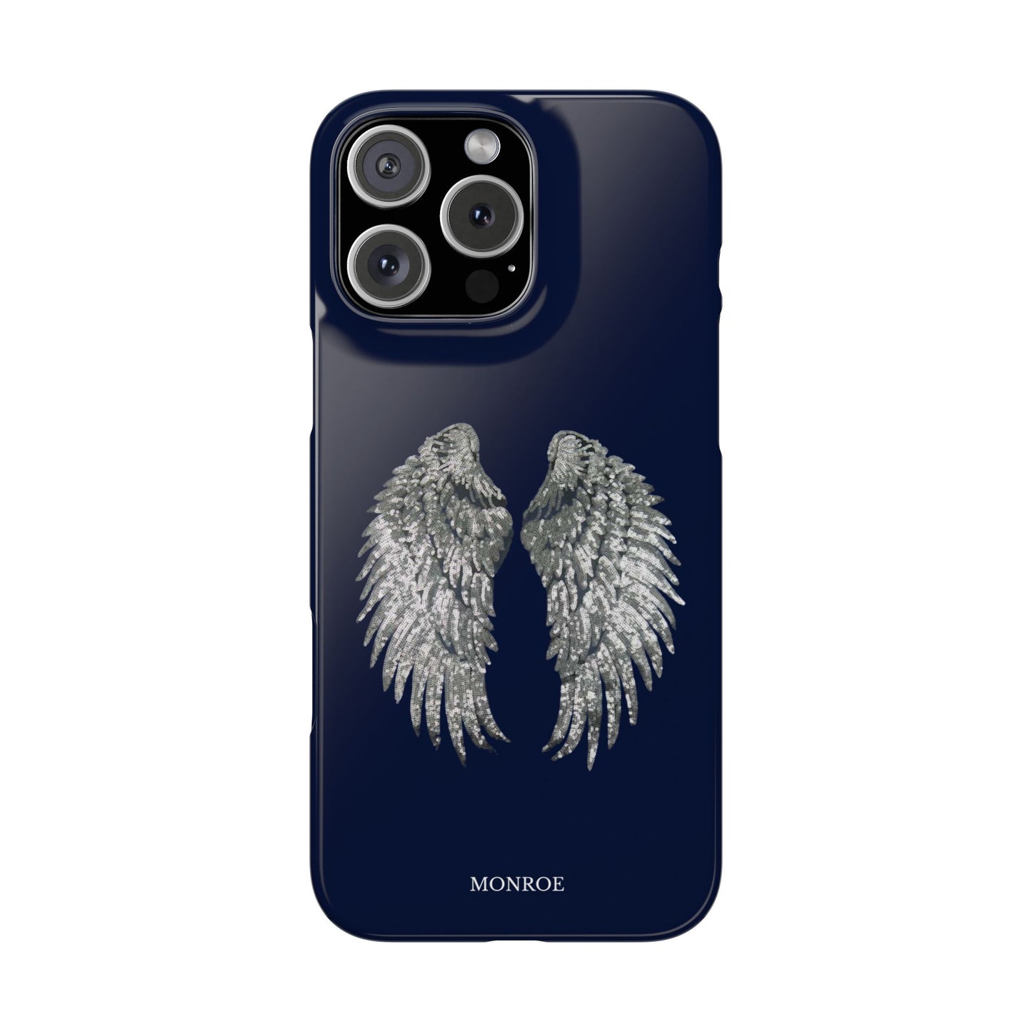 Navy Angel Wings Case