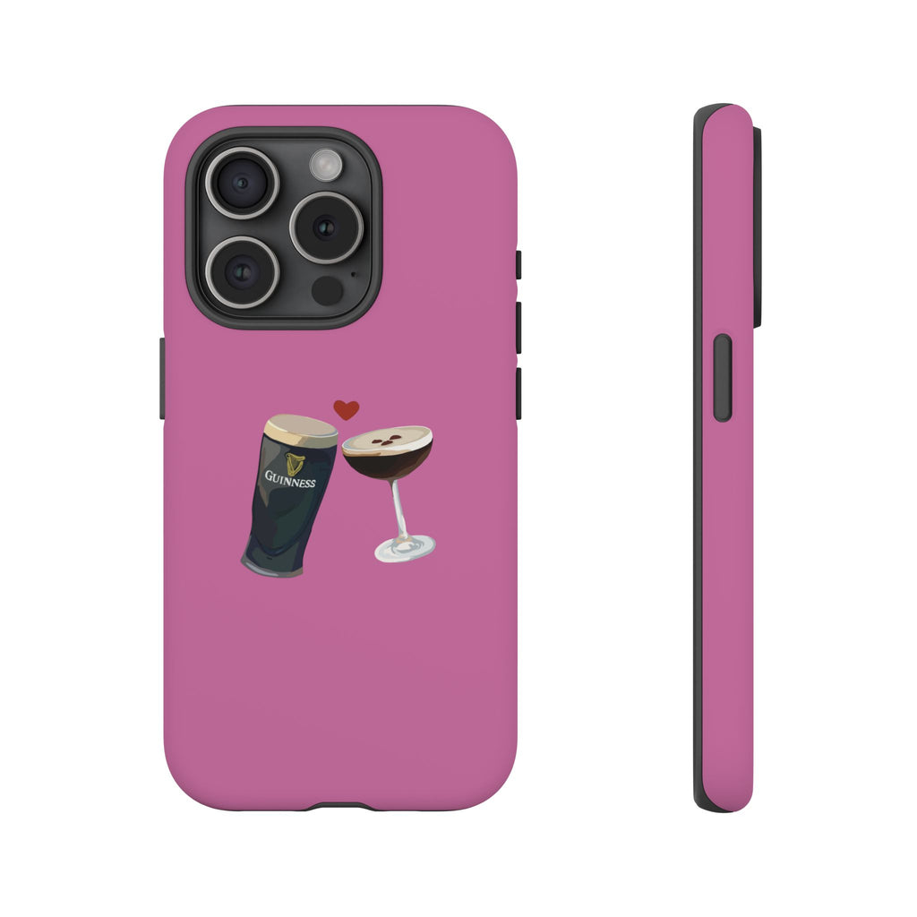 Pint & Wine Glass (Pink) Tough Case
