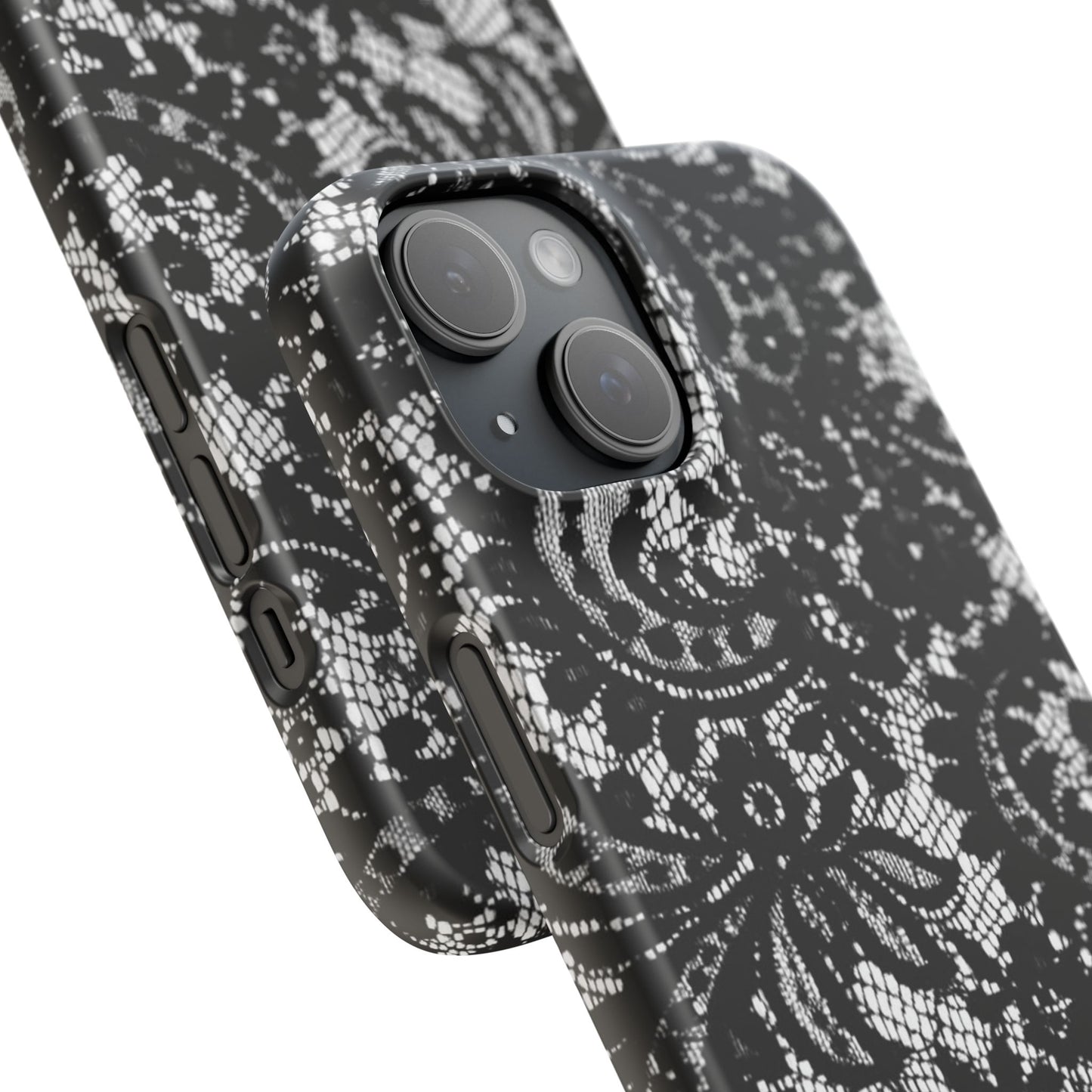 Black Lace Elegant Pattern Case