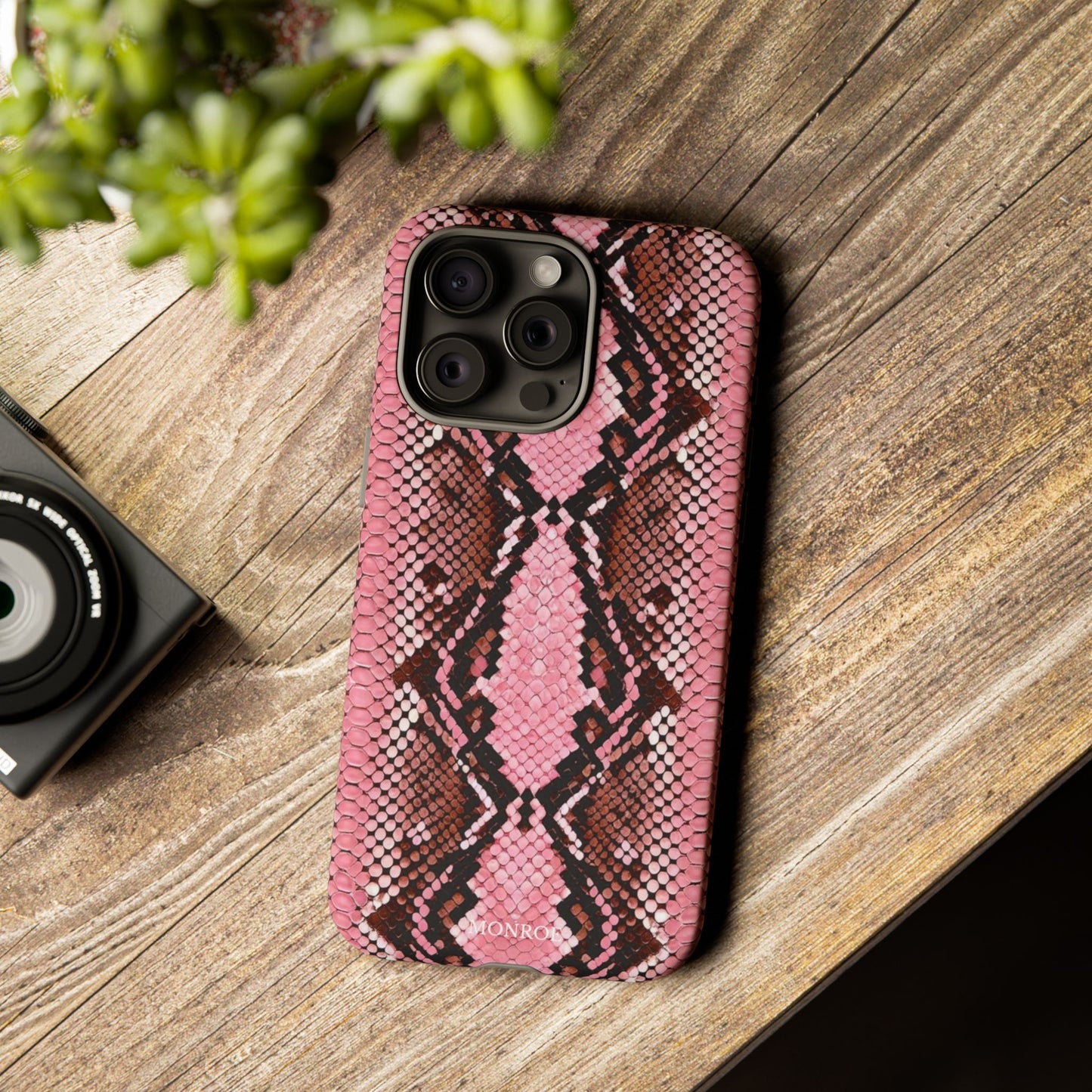 Pink Snake Tough Case