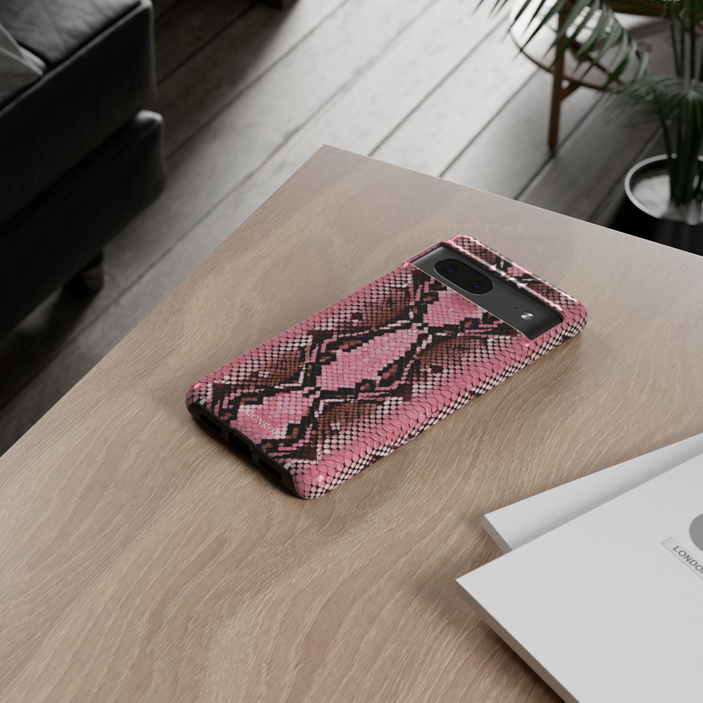 Pink Snake Tough Case
