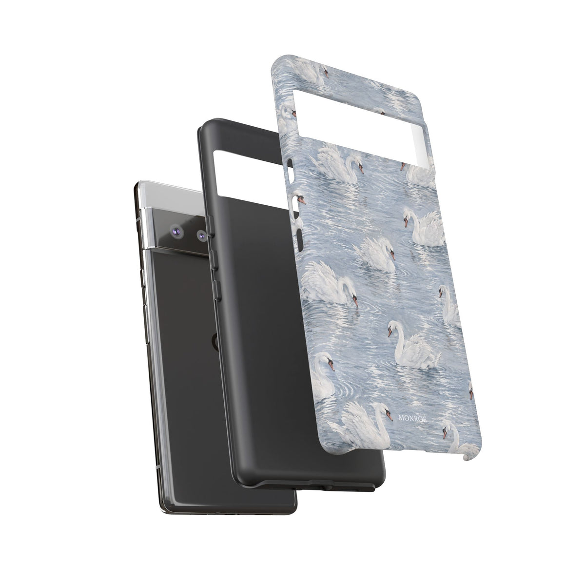 Swan Pattern Tough Case