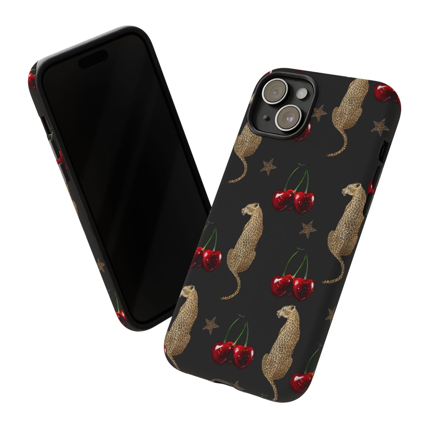 Leopard & Cherry Tough Case