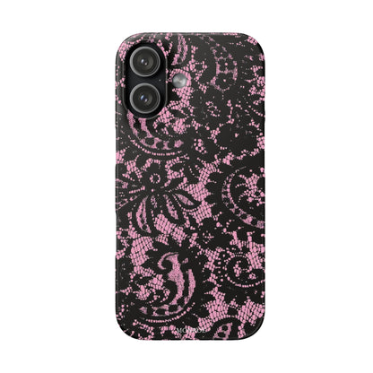Pink Lace Pattern Case