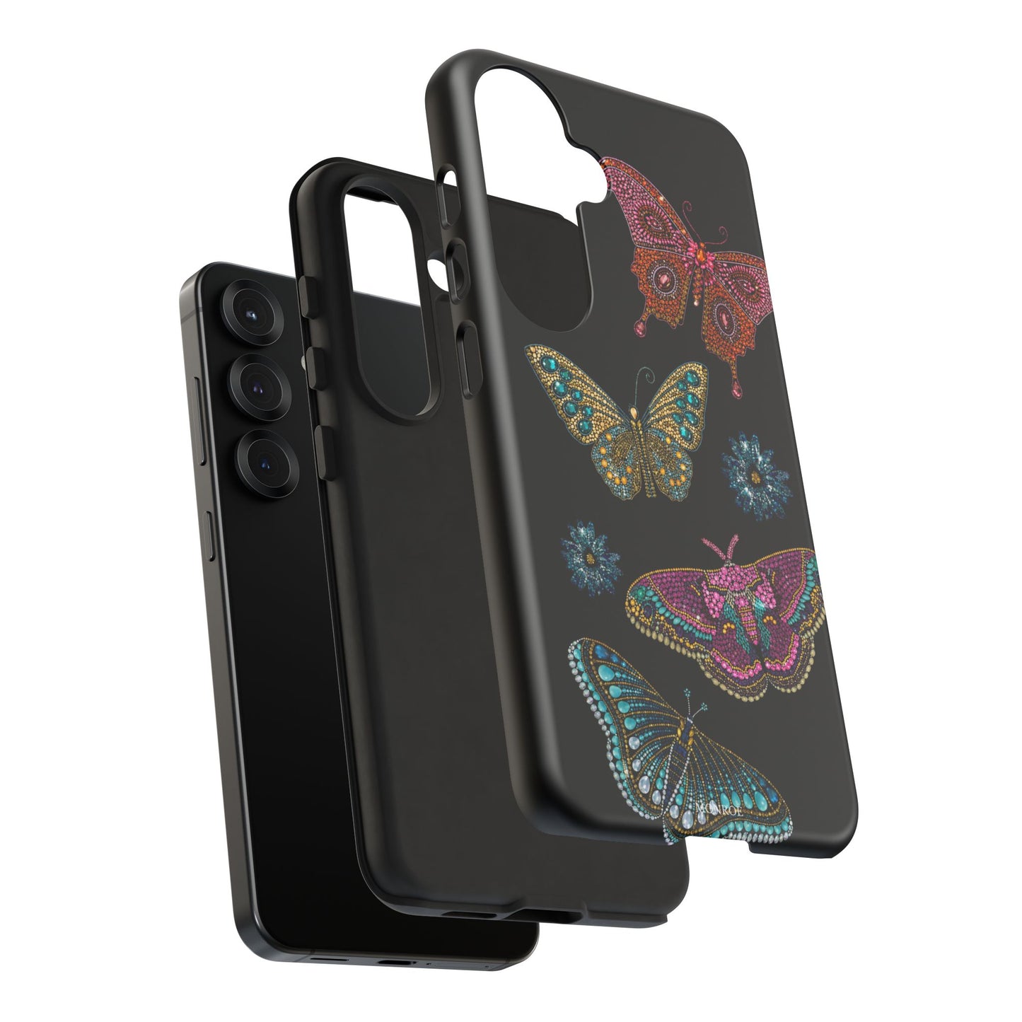Butterfly Beaded Tough Case