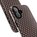 Brown Polka Phone Case