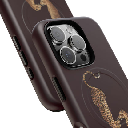 Burgundy Leopard Duo MagSafe Case