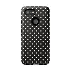 Black Polka Dot Phone Case