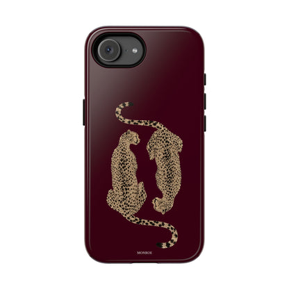 Burgundy Cheetah Tough Case