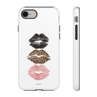 Leopard Glam Lip Tough Case