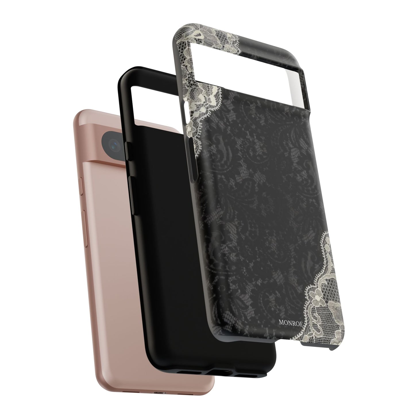 Black & White Edged Tough Case