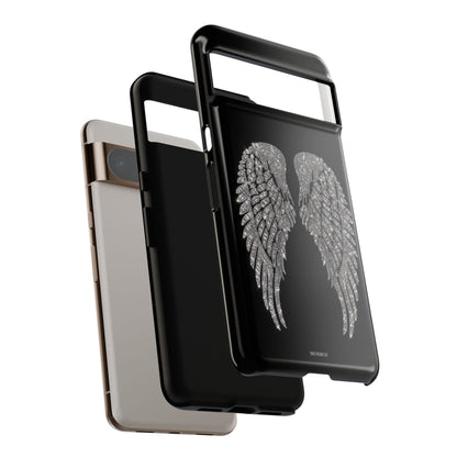 Silver Angel Wings Tough Case