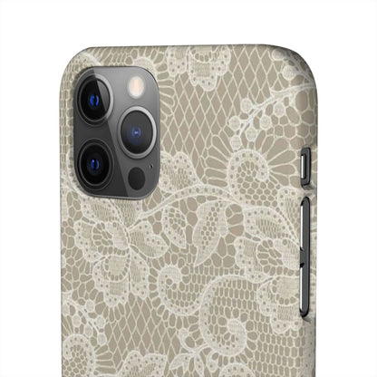 Vintage Beige Lace Case