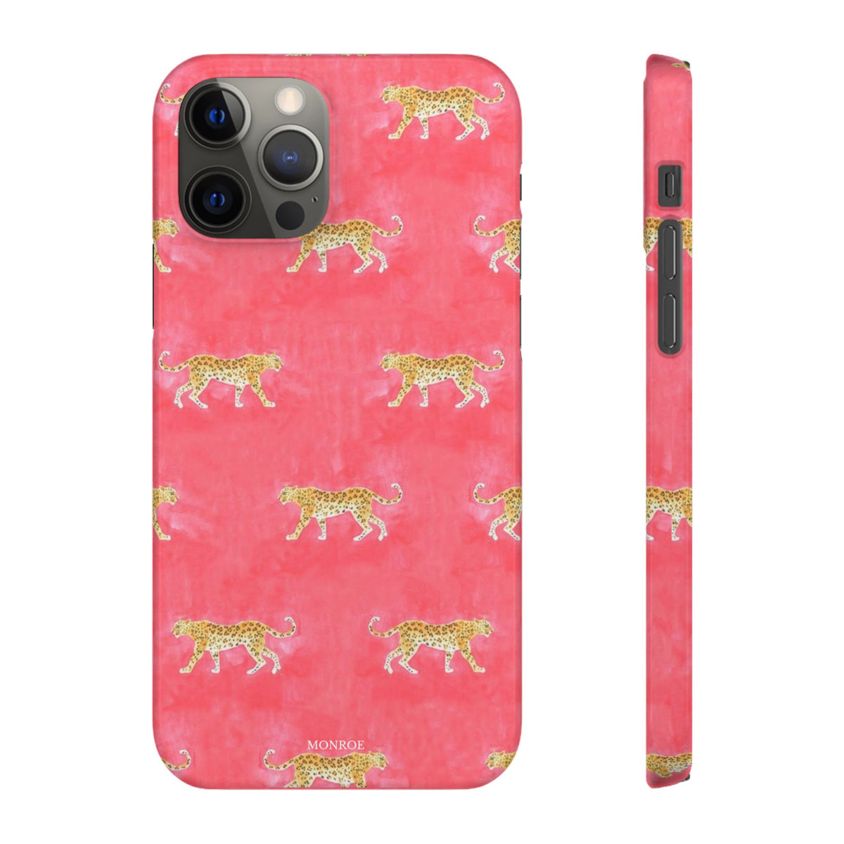 Pink Watercolor Leopard Case