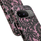 Pink Lace Pattern Tough Phone Case