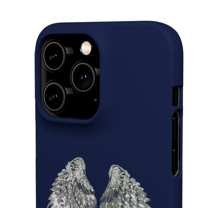 Navy Angel Wings Case