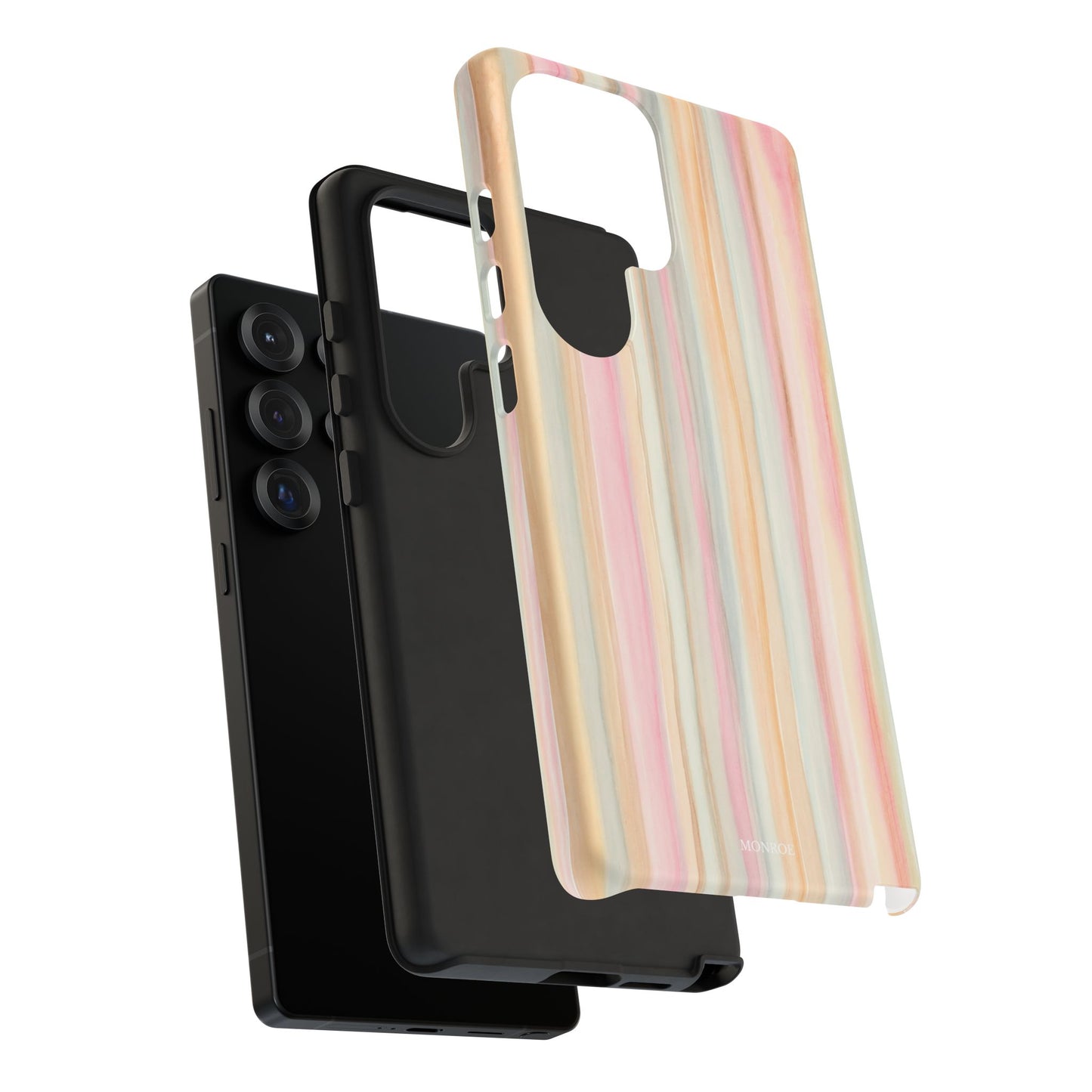 Pastel Watercolor Stripe Tough Case
