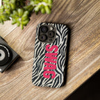 'SWAG' Zebra Print Tough Case