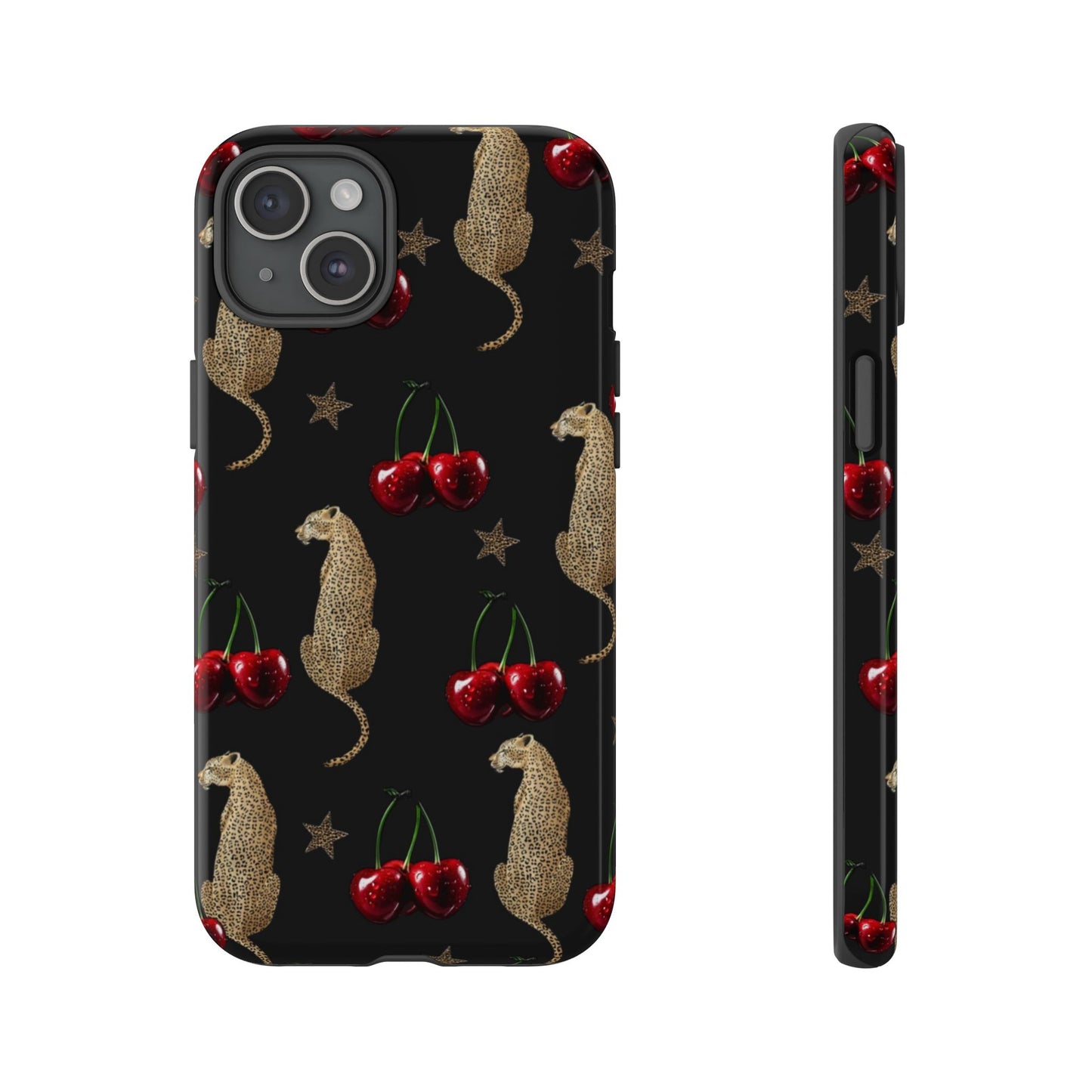 Leopard & Cherry Tough Case