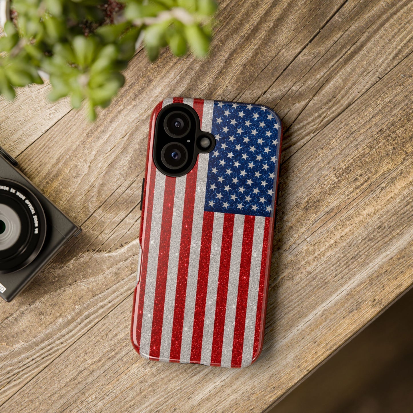 America Glitter Tough Case