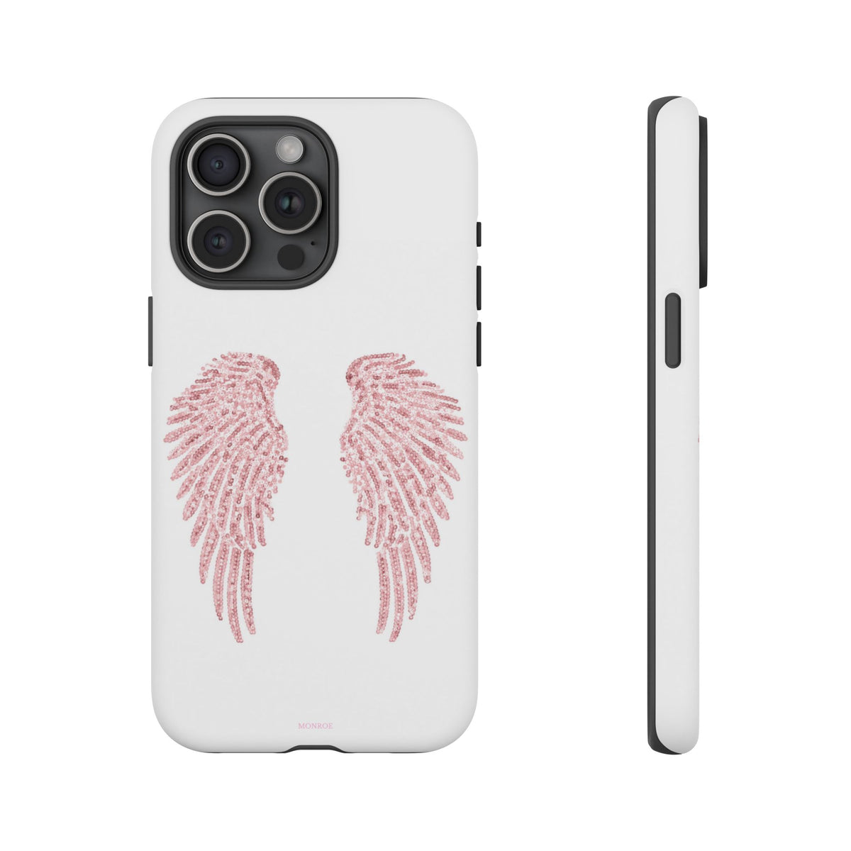 White & Pink Wings Tough Case