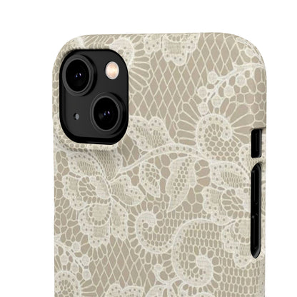 Vintage Beige Lace Case