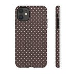 Brown Polka Phone Case