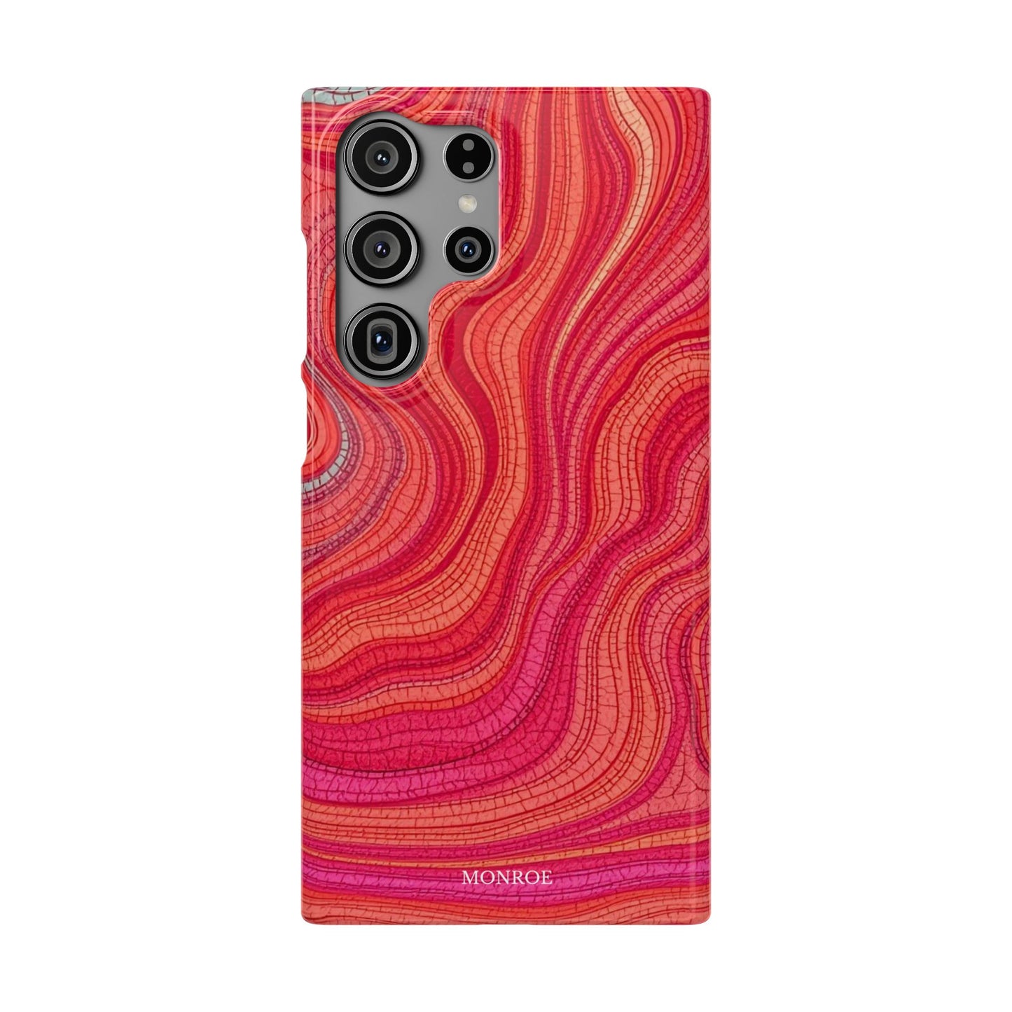Retro Wavy Red Case