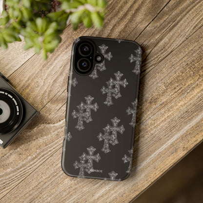 Black Crystal Cross Tough Case