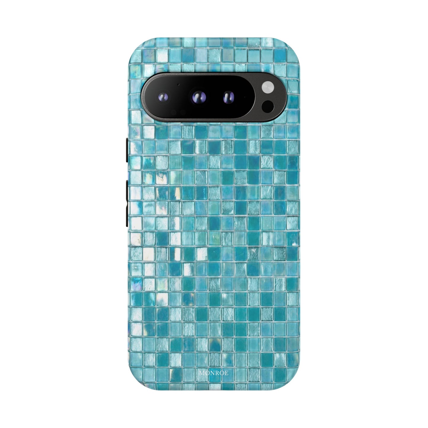 Hot Blue Mosaic Tile Tough Case