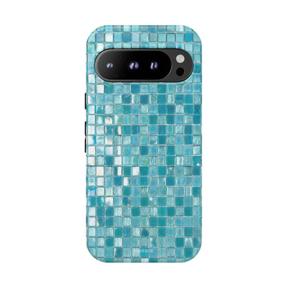 Hot Blue Mosaic Tile Tough Case