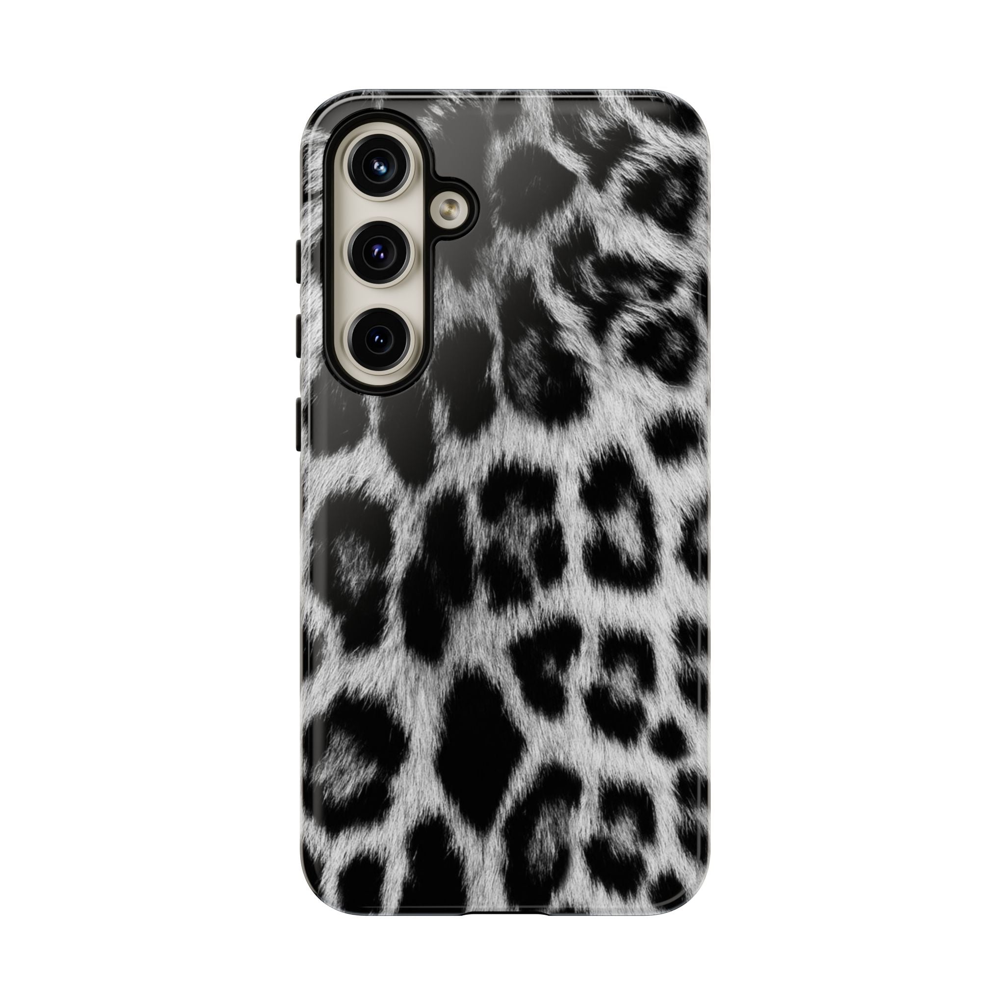 B&W Leopard Phone Case