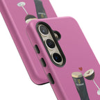 Pint & Wine Glass (Pink) Tough Case