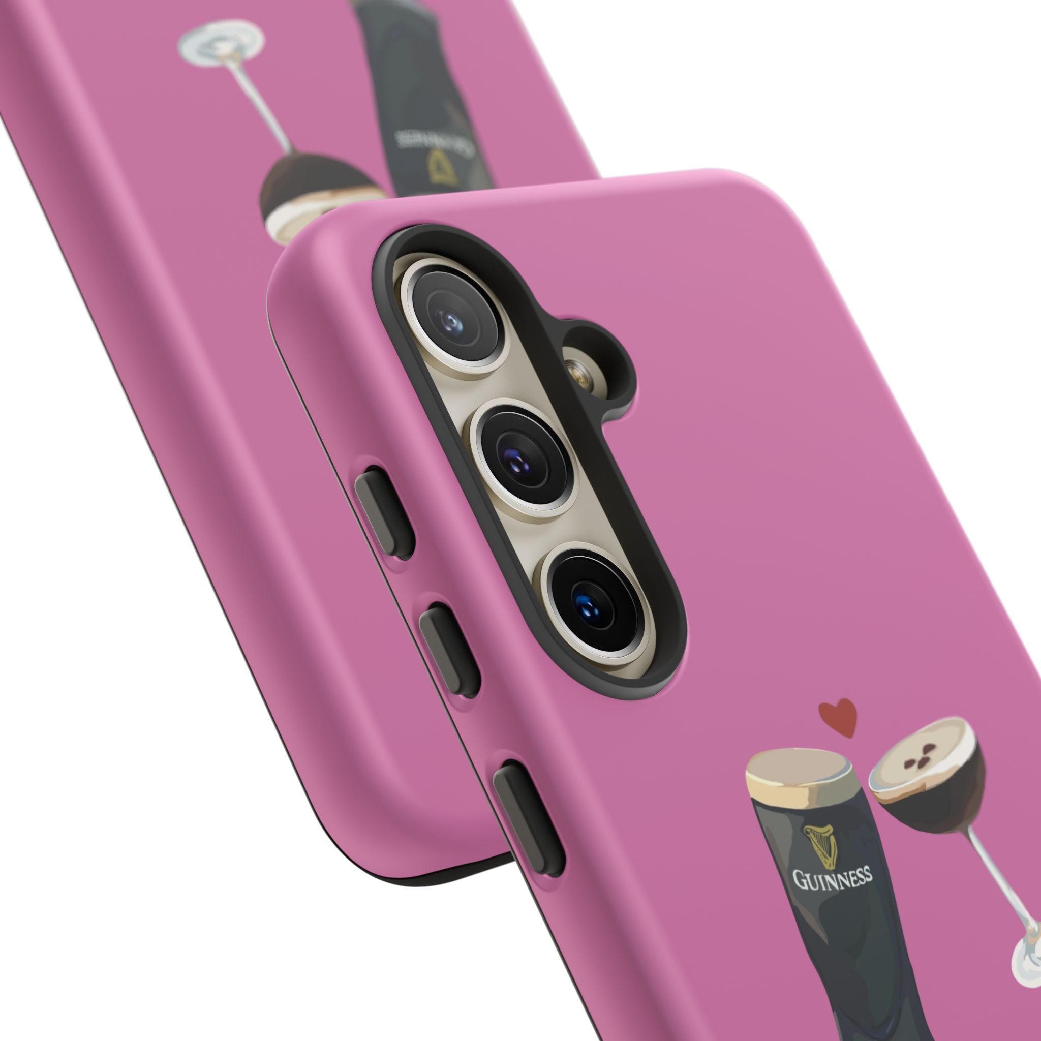 Pint & Wine Glass (Pink) Tough Case