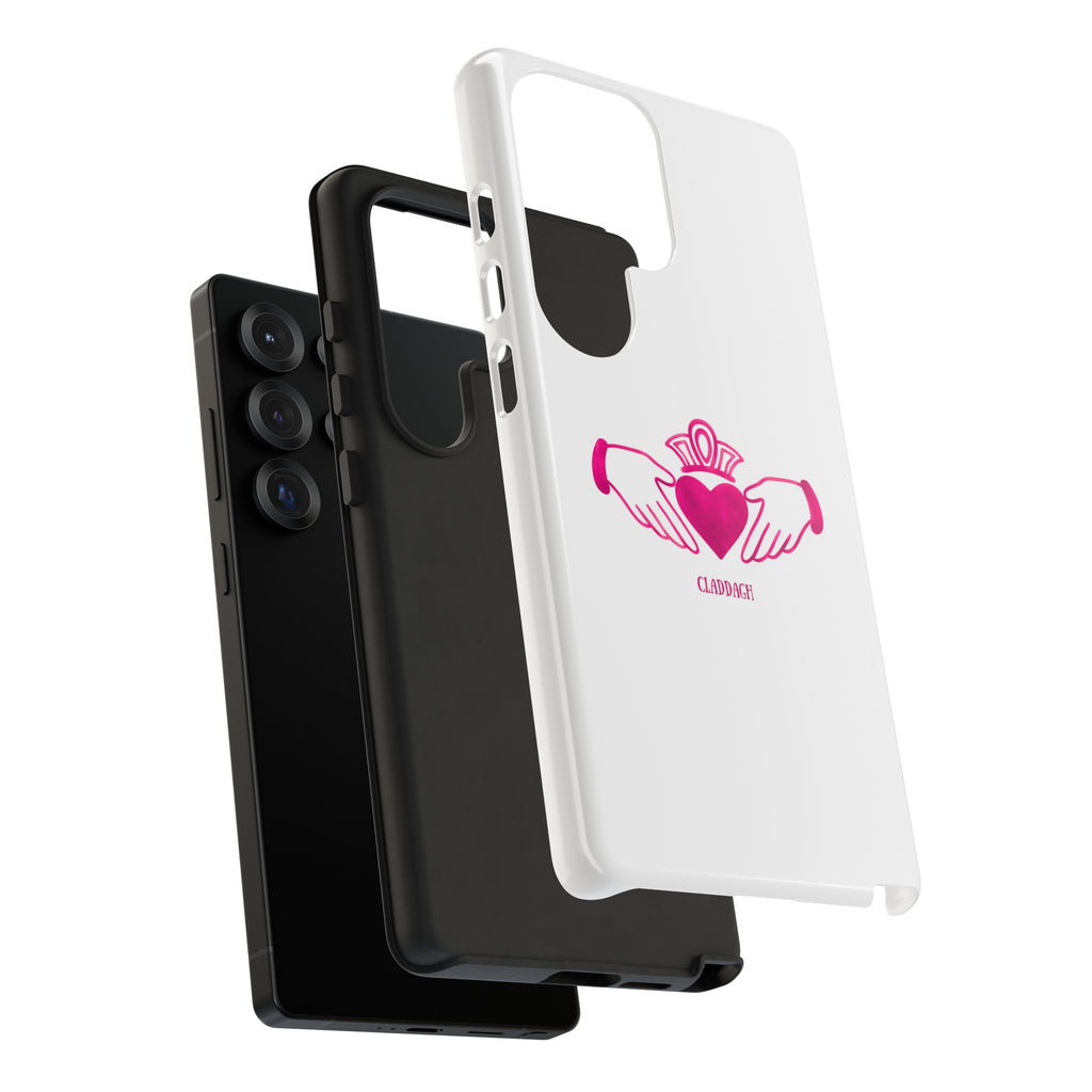Pink Irish Claddagh Symbol Tough Phone Case