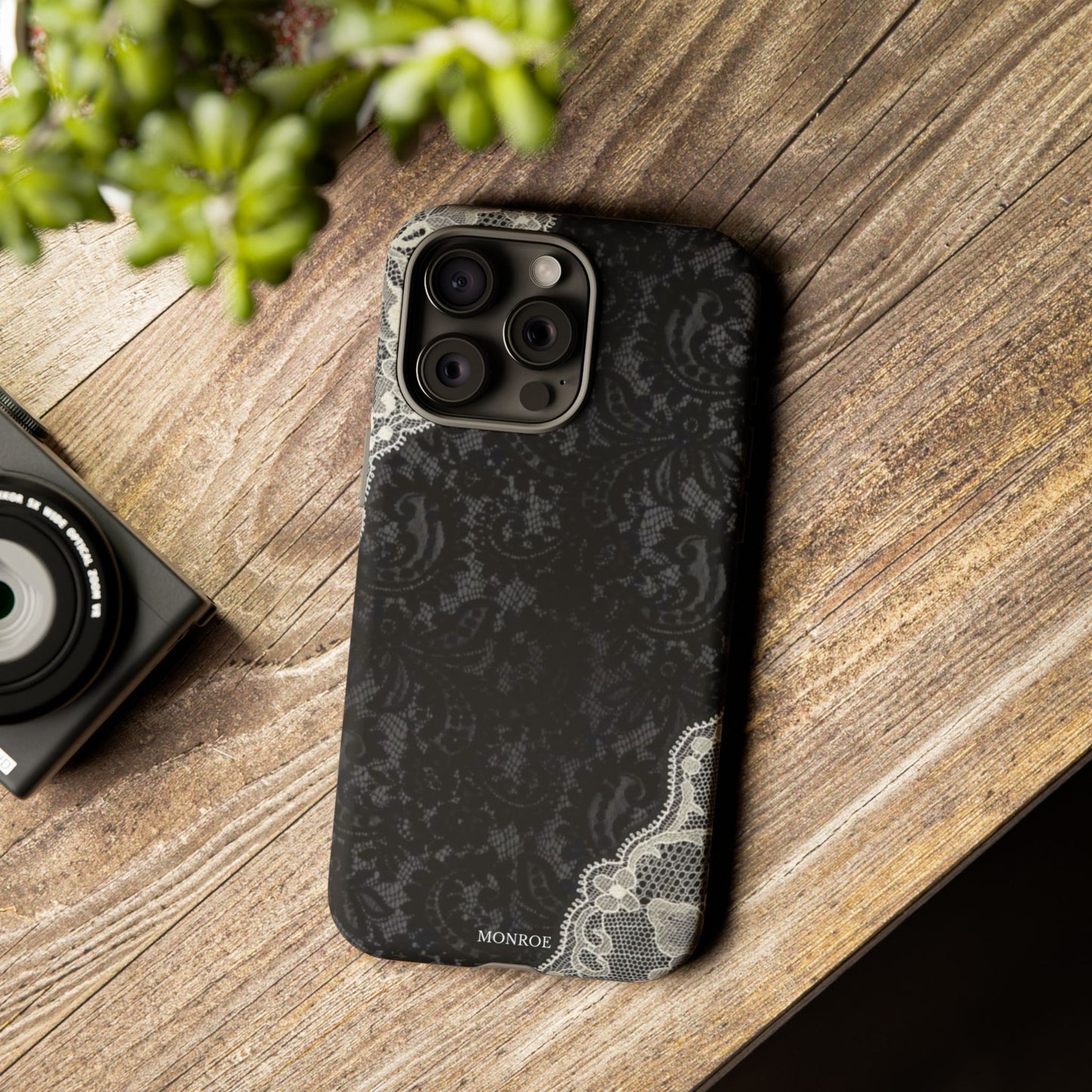 Black & White Edged Tough Case