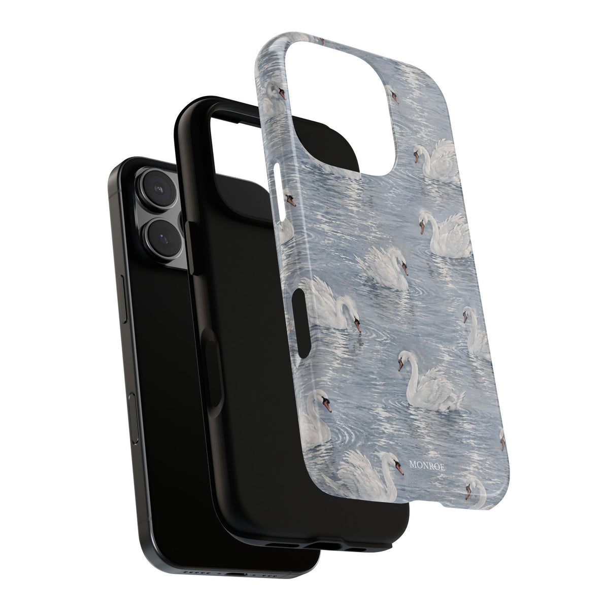Swan Pattern Tough Case