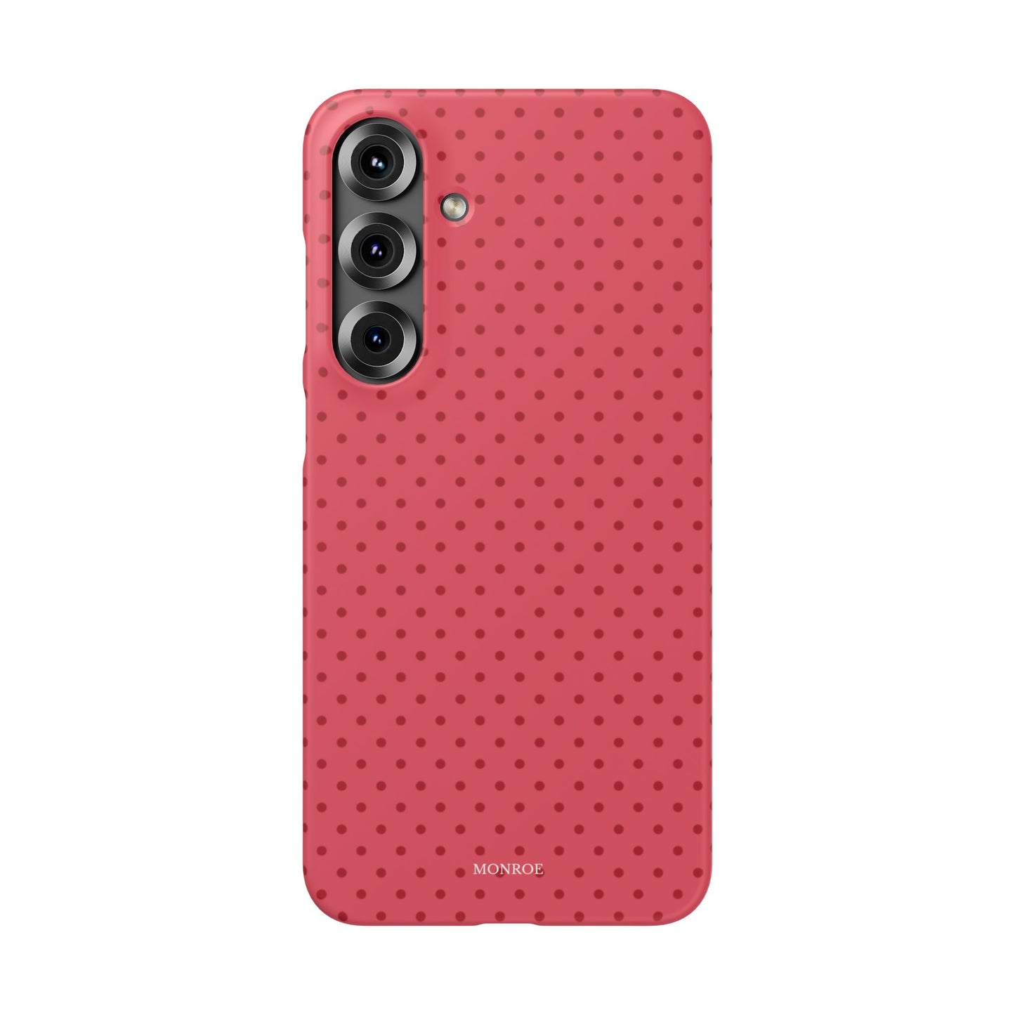 Coral Polka Dot Snap Phone Case