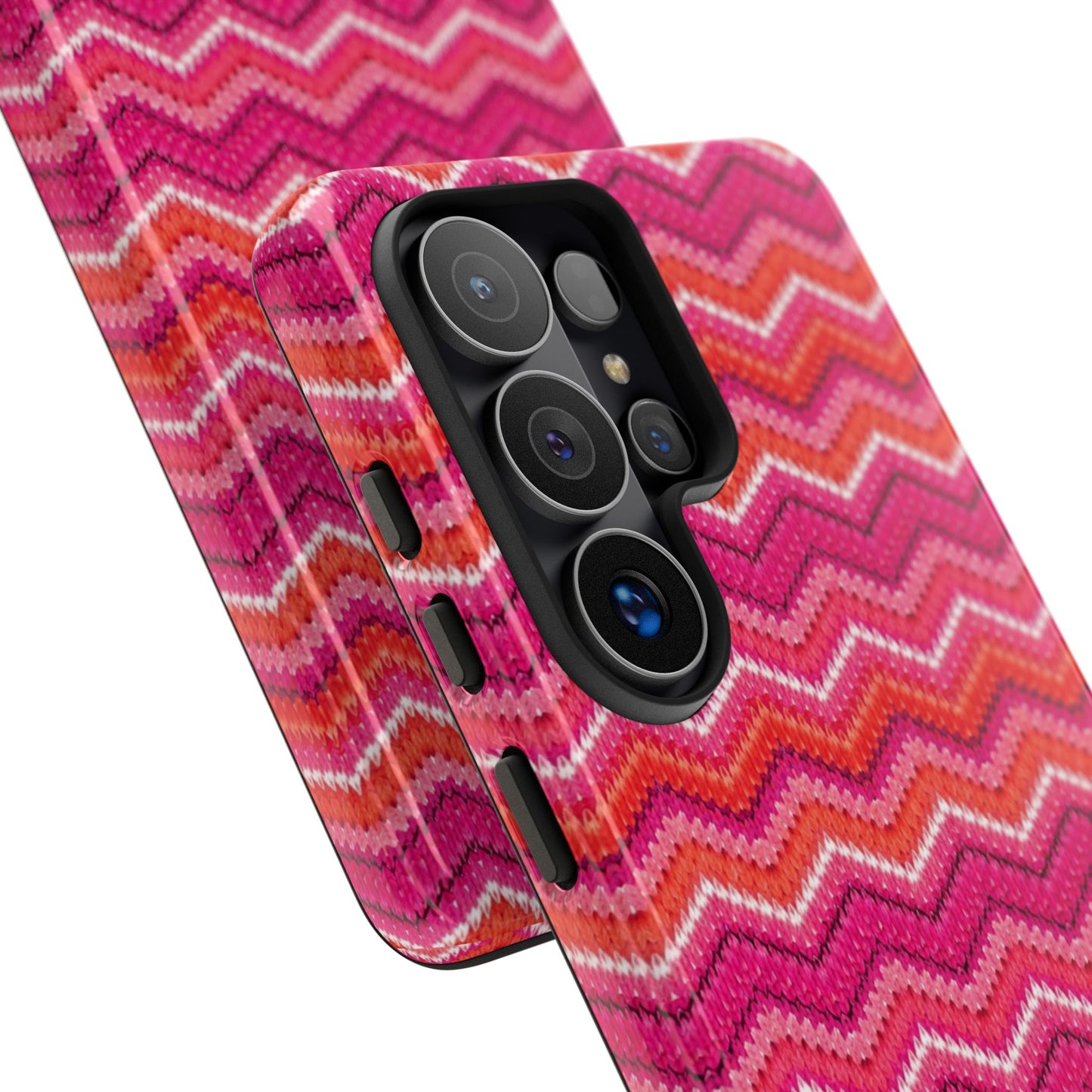 Pink Zigzag Tough Case