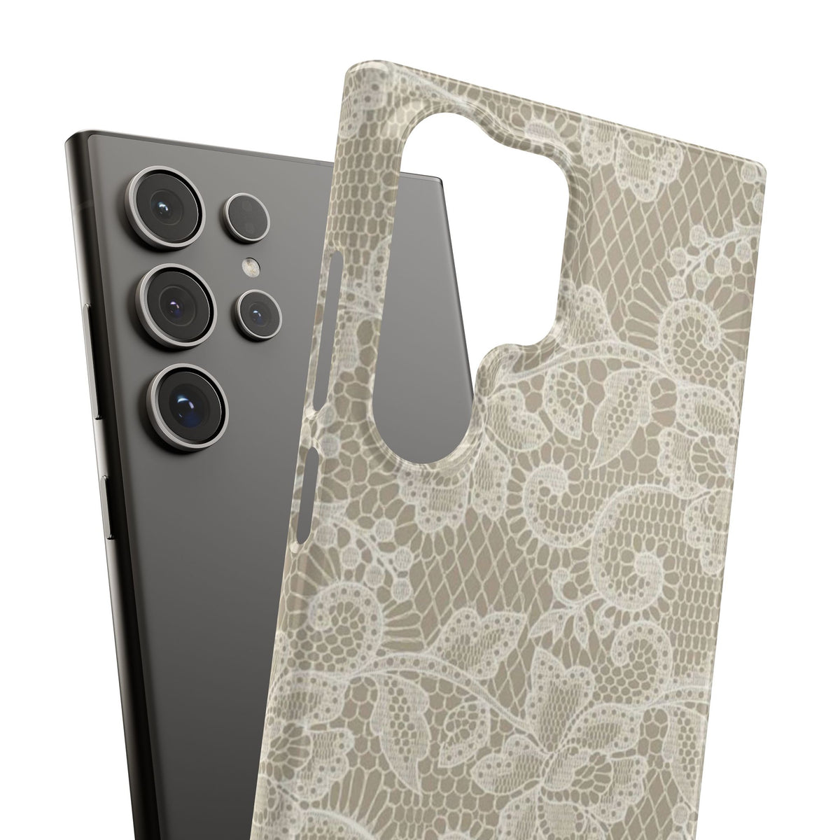 Vintage Beige Lace Case