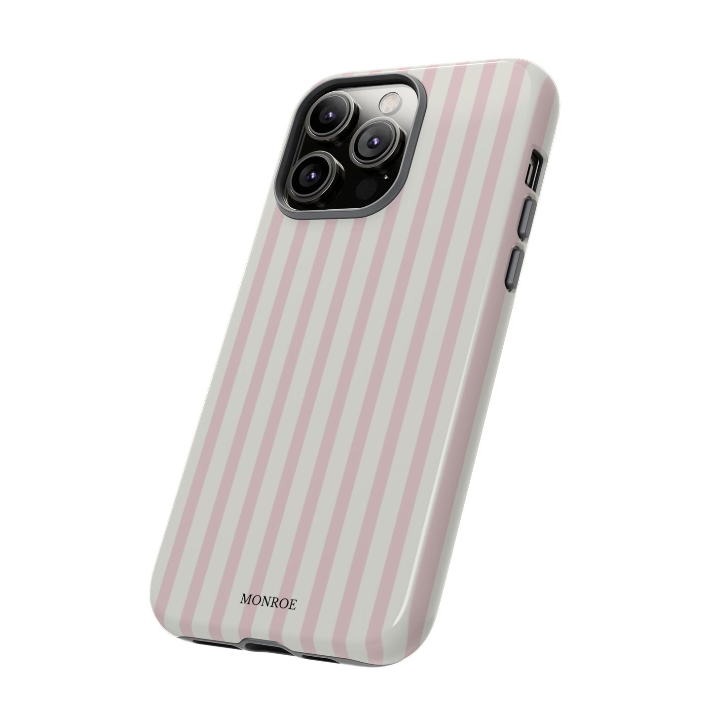 Light Pink Stripe Tough Phone Case