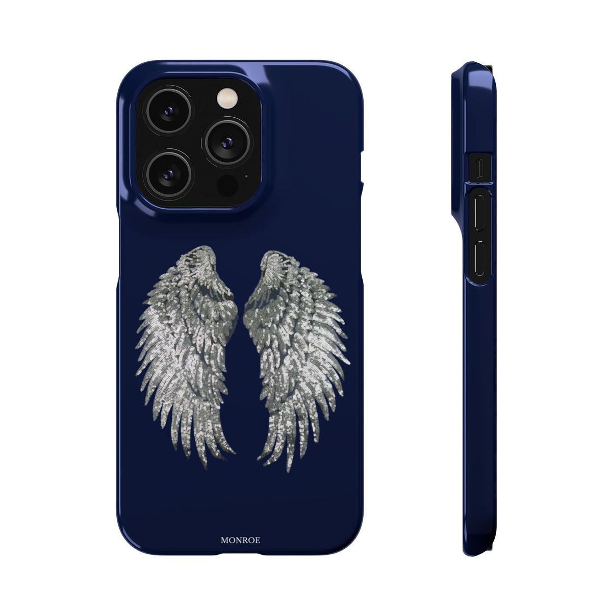 Navy Angel Wings Case