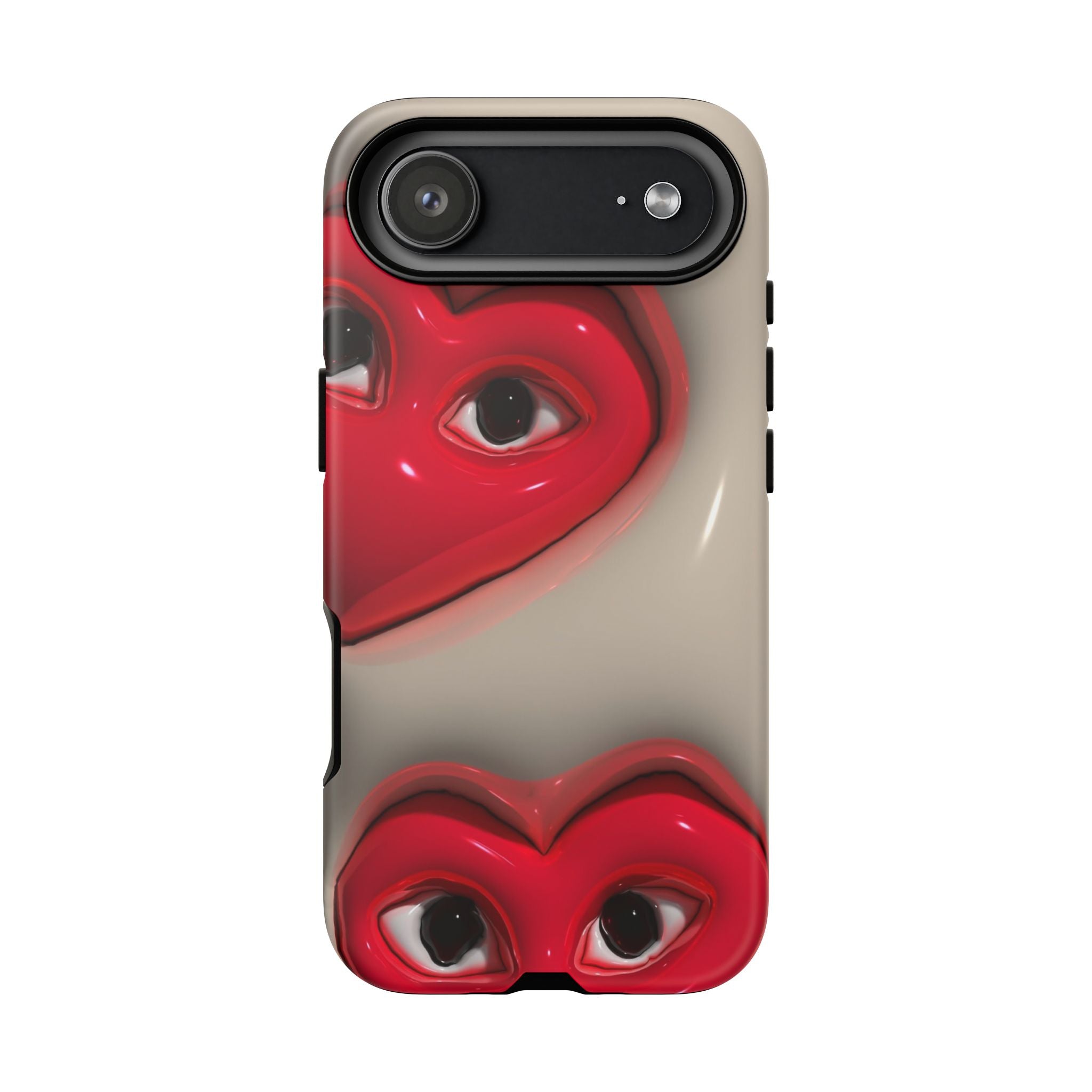 3D Hearts Phone Case